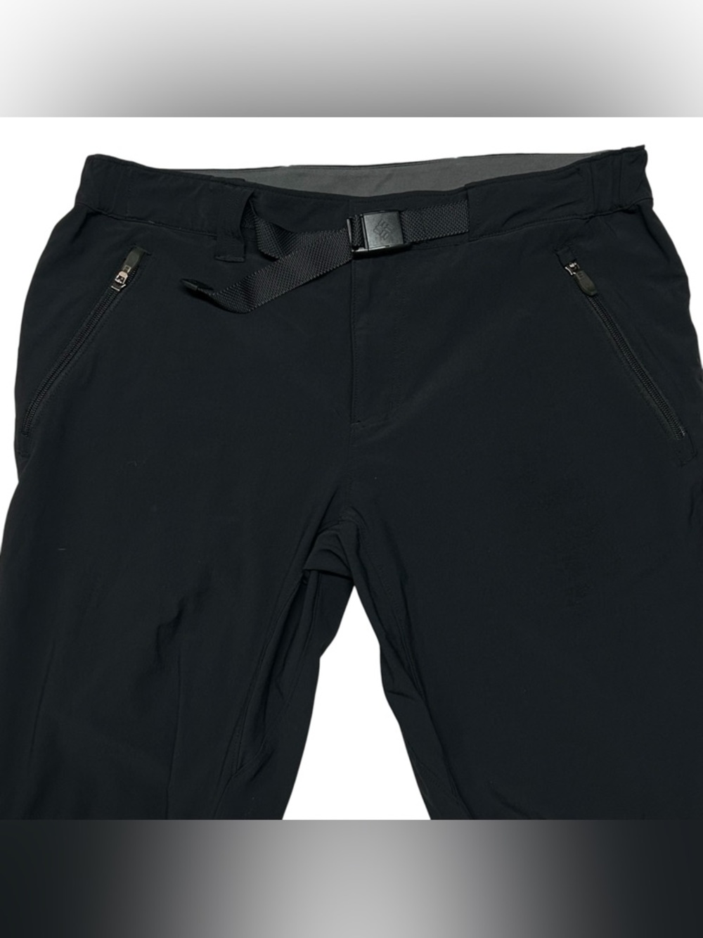 Columbia Omni Wick Mens Size L Hiking Pants Zip Pockets Belted Outdoor - Picture 2 of 11
